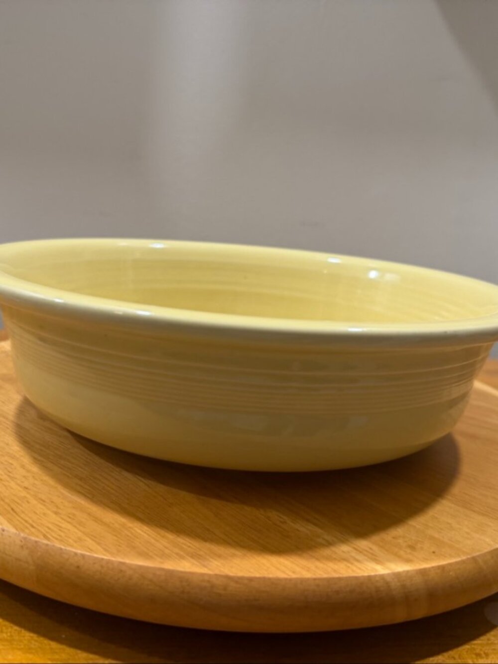 Fiesta Yellow Serving Bowl HLC USA Homer Laughlin